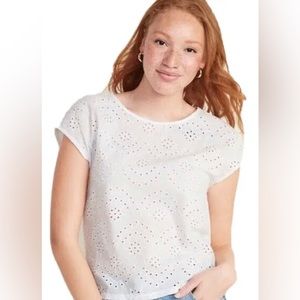 Old Navy Eyelet Top Women Size XX-Large